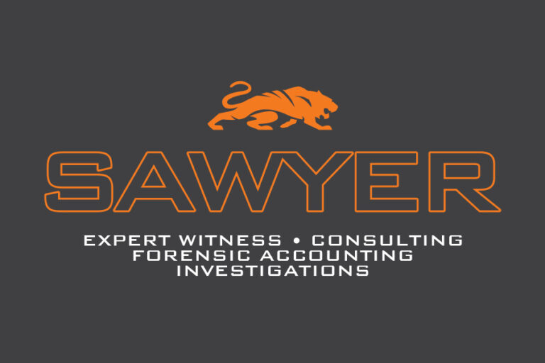Sawyer and Company logo and business card system
